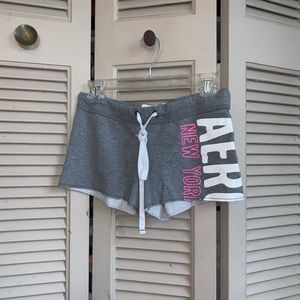 aeropostal soft grey shorts